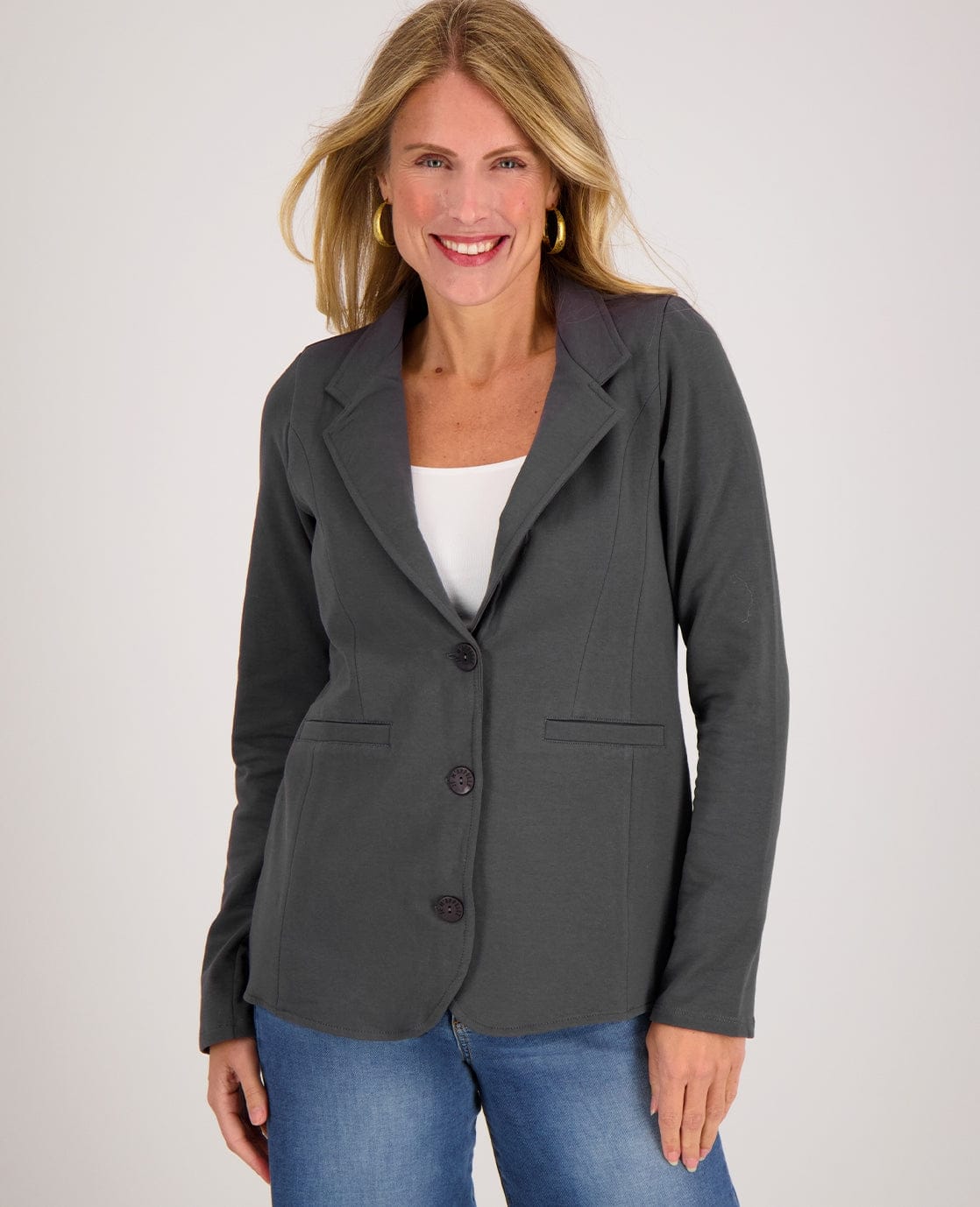 Je m'appelle Jassen Blazer Easy | Antracite Grey