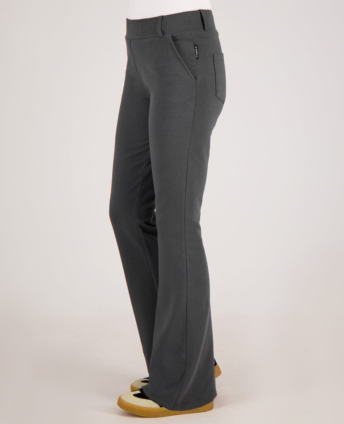 Je m'appelle Broeken Pant Flare Easy | Antracite Grey