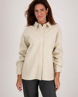 Je m'appelle Jassen Blousejacket Jany | Ecru Melange