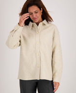 Je m'appelle Jassen Blousejacket Jany | Ecru Melange