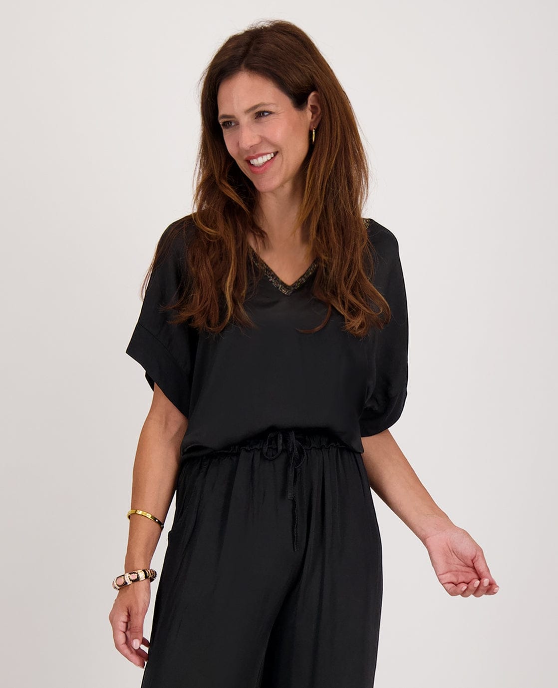 Je m'appelle Tops Zwart / XS Top Scarlet | Zwart