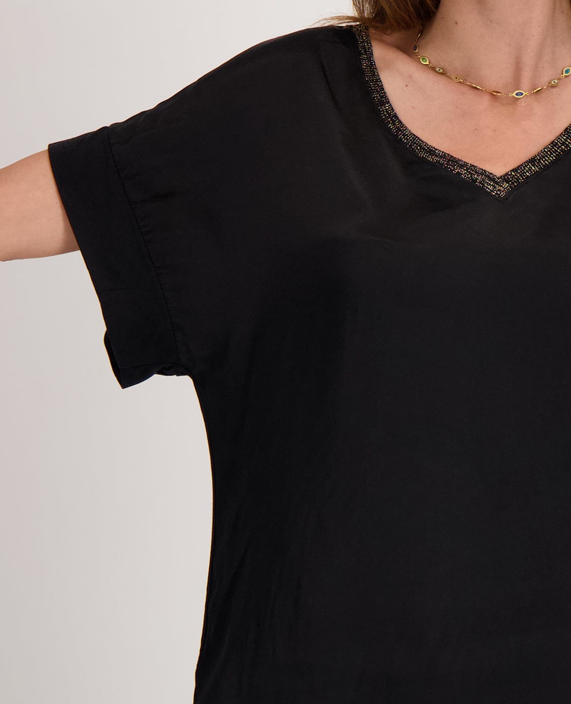 Je m'appelle Tops Top Scarlet | Zwart
