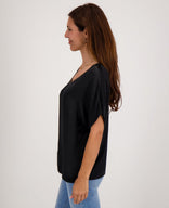 Je m'appelle Tops Top Scarlet | Zwart