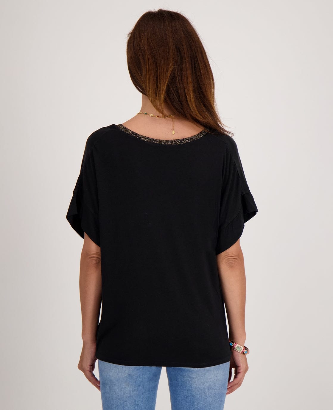 Je m'appelle Tops Top Scarlet | Zwart