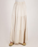 Je m'appelle Jurken Skirt Scarlet | Champagne
