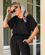 Je m'appelle Tops Top Scarlet | Zwart