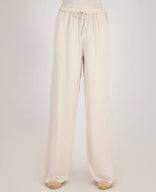 Je m'appelle Broeken Champagne / XS / (30'') Pant Straight Scarlet | Champagne