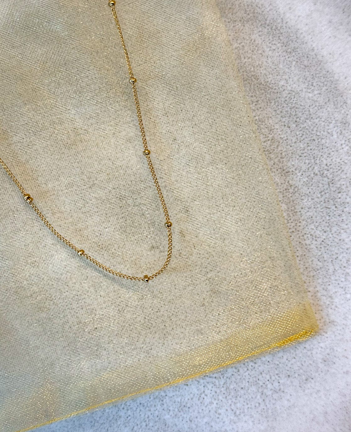 Je m'appelle Accessoires Gold / One Size Necklace Bubble | Gold