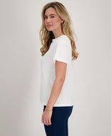 Je m'appelle Tops Tee Regular Travel | Wit