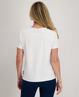 Je m'appelle Tops Tee Regular Travel | Wit