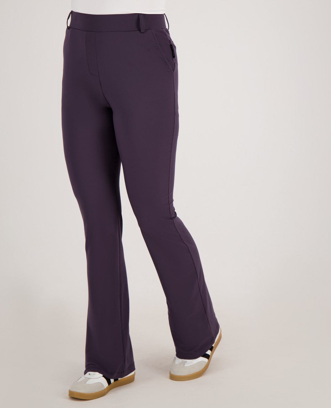 Je m'appelle Broeken Pant Flare Travel | Purple Velvet