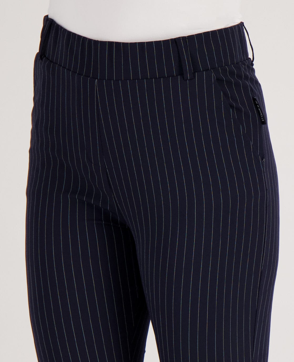 Je m'appelle Broeken Pant Flare Travel | Donkerblauw/Wit