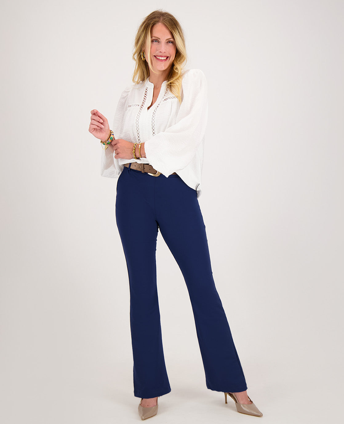 Pant Flare Travel | Indigo Blue