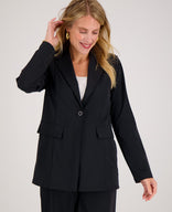Je m'appelle Jassen Blazer Straight Travel ++++ | Zwart