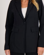 Je m'appelle Jassen Blazer Straight Travel ++++ | Zwart