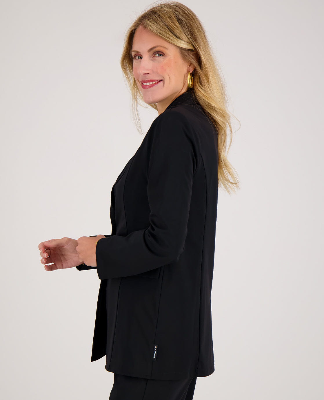 Je m'appelle Jassen Blazer Straight Travel ++++ | Zwart