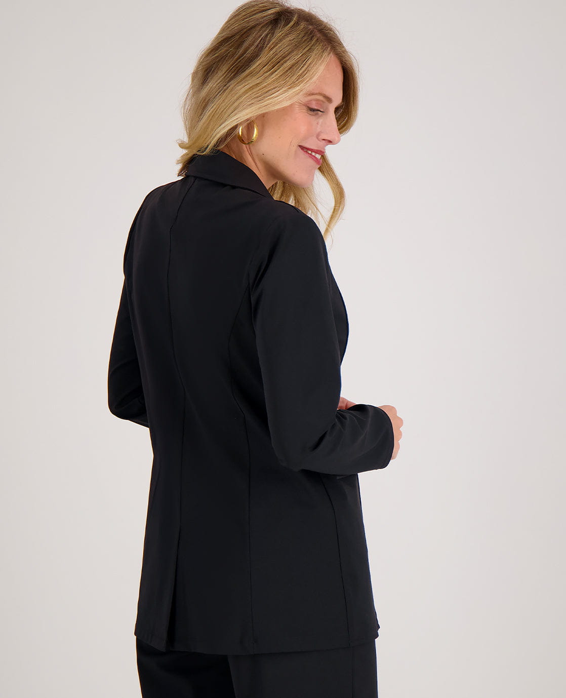 Je m'appelle Jassen Blazer Straight Travel ++++ | Zwart