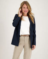 Je m'appelle Jassen Donkerblauw / XS Blazer Straight Travel ++++ | Donkerblauw