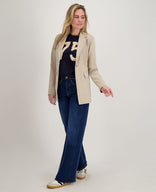 Je m'appelle Broeken Pant Straight Superstretch Denim | Dark Blue Denim