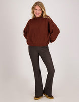 Je m'appelle Tops Pull Chunky | Brique