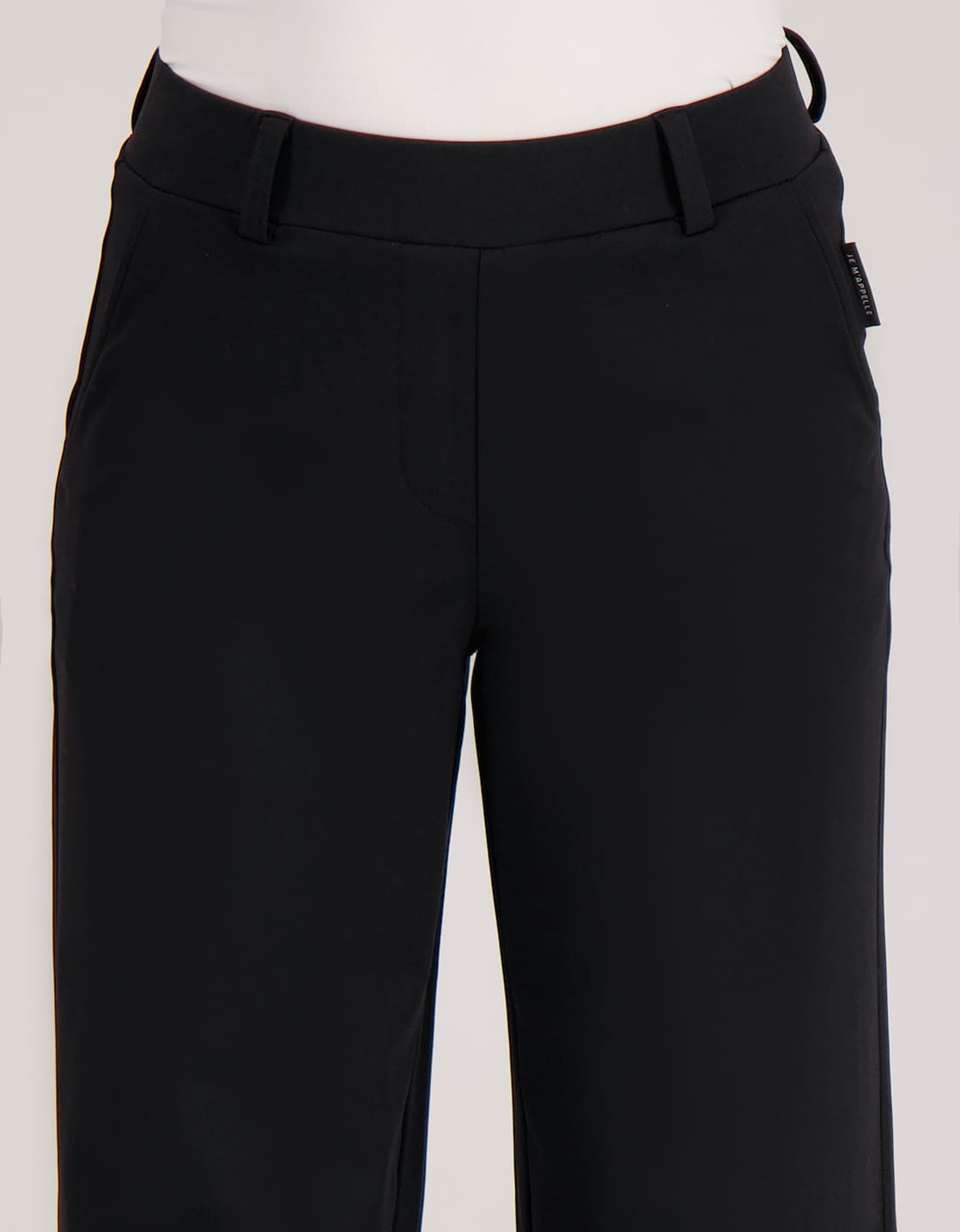 Je m'appelle Broeken Pant Lizzy Travel Brushed | Zwart