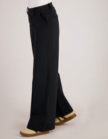 Je m'appelle Broeken Zwart / XS / (30'') Pant Lizzy Travel Brushed | Zwart