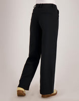 Je m'appelle Broeken Pant Lizzy Travel Brushed | Zwart