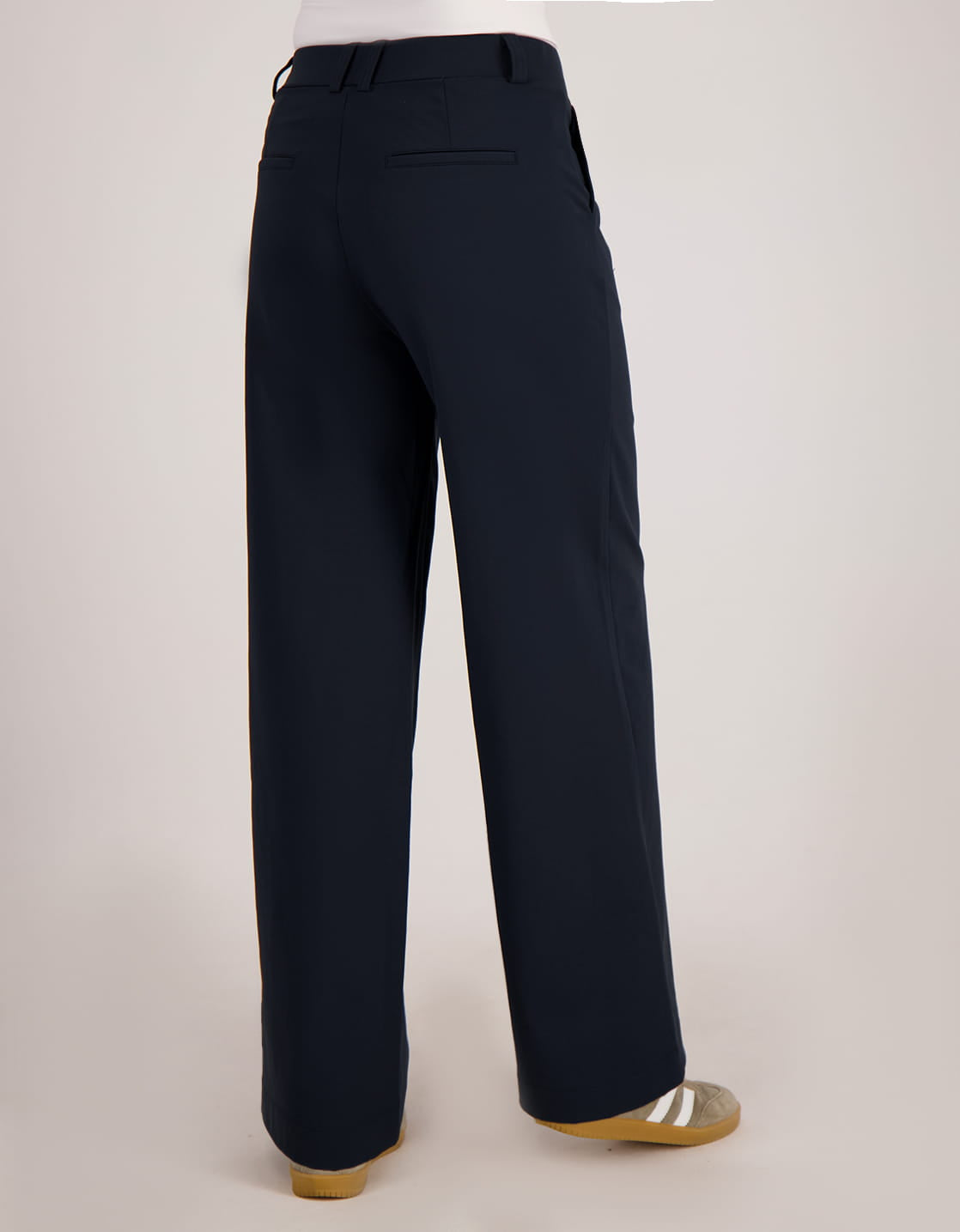 Je m'appelle Broeken Pant Lizzy Travel Brushed | Donkerblauw