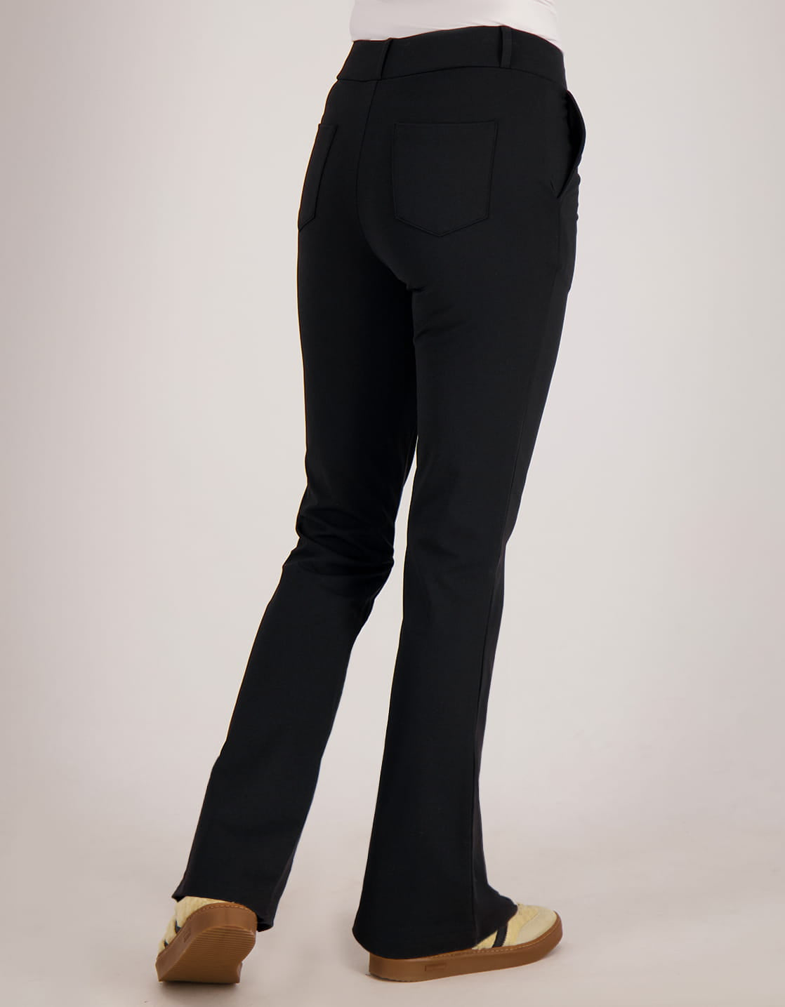 Je m'appelle Broeken Pant Isa Travel Brushed | Zwart