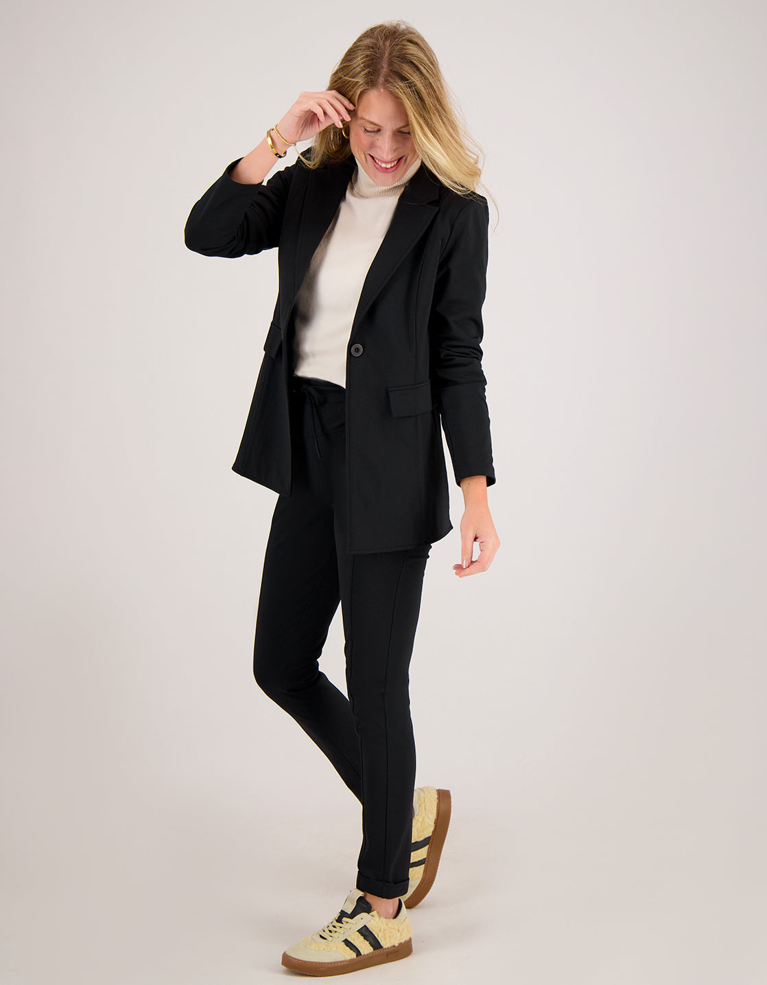 Pant Regular 2.0 Travel Brushed | Zwart