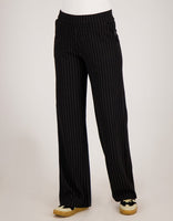 Je m'appelle Broeken Pant Manhattan | Zwart / Ecru