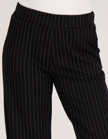 Je m'appelle Broeken Pant Manhattan | Zwart / Ecru