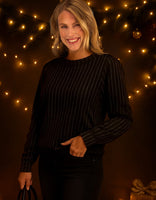 Je m'appelle Tops Zwart / Ecru / XS Top Manhattan | Zwart / Ecru