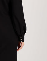 Je m'appelle Jurken Limited Robe Pearls | Zwart