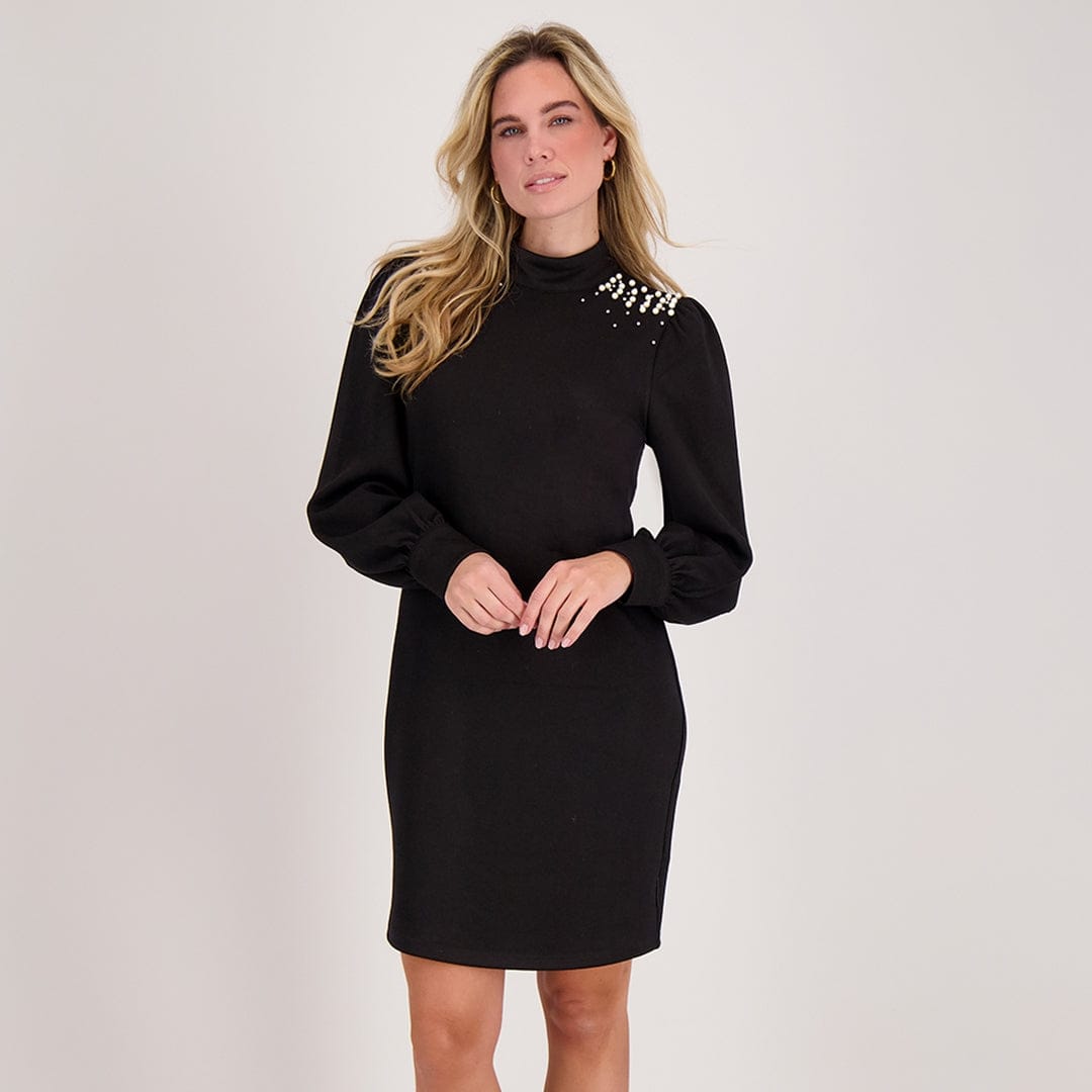 Je m'appelle Jurken Limited Robe Pearls | Zwart