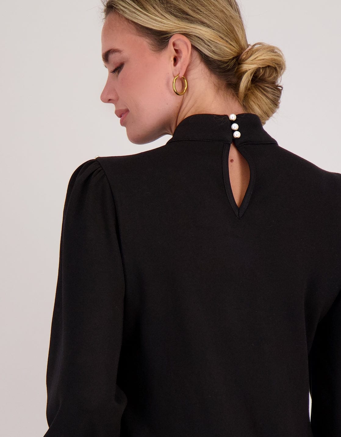 Je m'appelle Jurken Limited Robe Pearls | Zwart