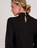 Je m'appelle Jurken Limited Robe Pearls | Zwart