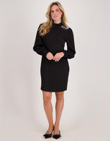 Je m'appelle Jurken Limited Robe Pearls | Zwart