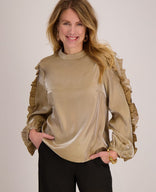 Je m'appelle Tops Toffee/Champagne / XS Top Luca | Toffee/Champagne