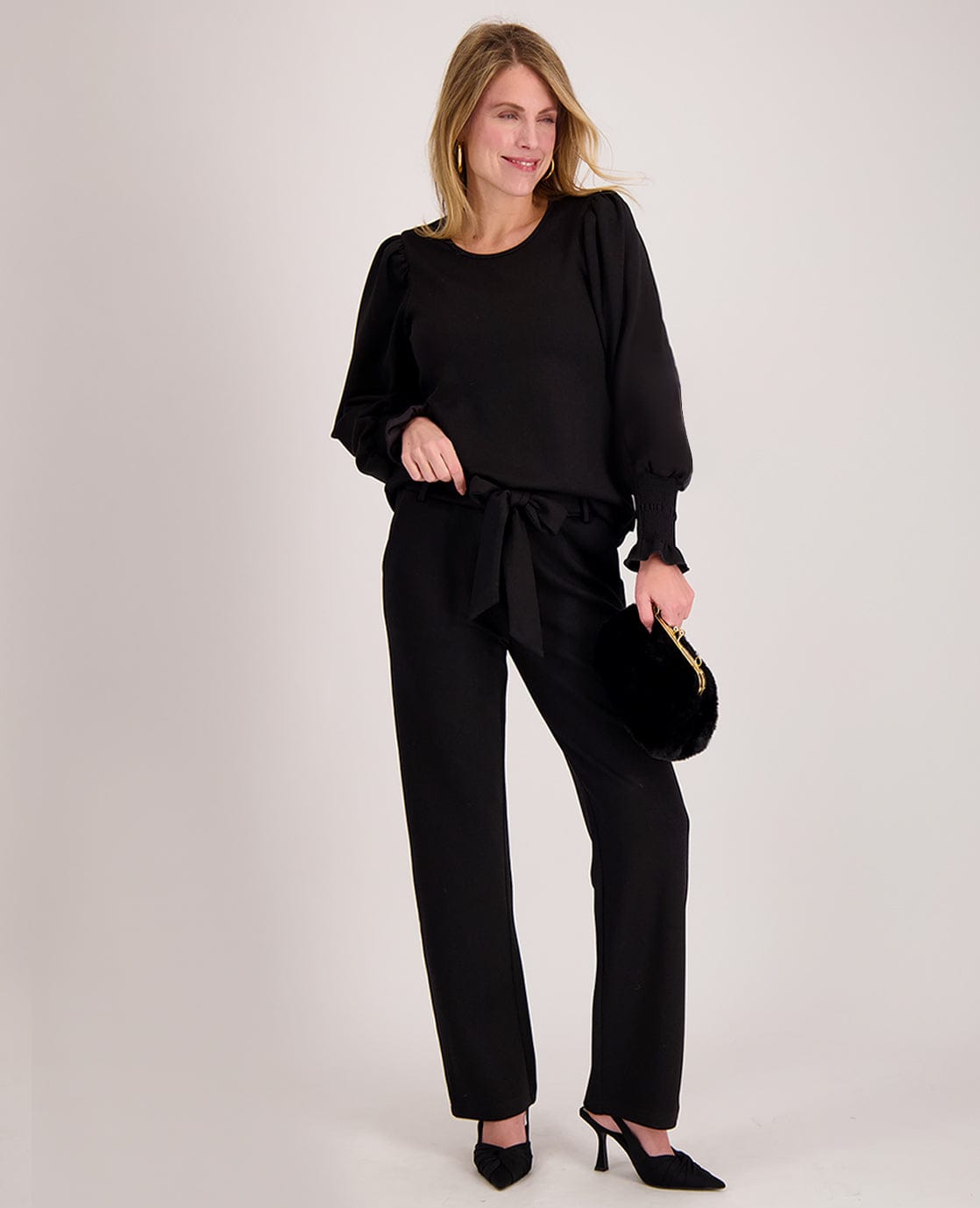 Je m'appelle Broeken Zwart / XS / Short Pant Mina | Zwart