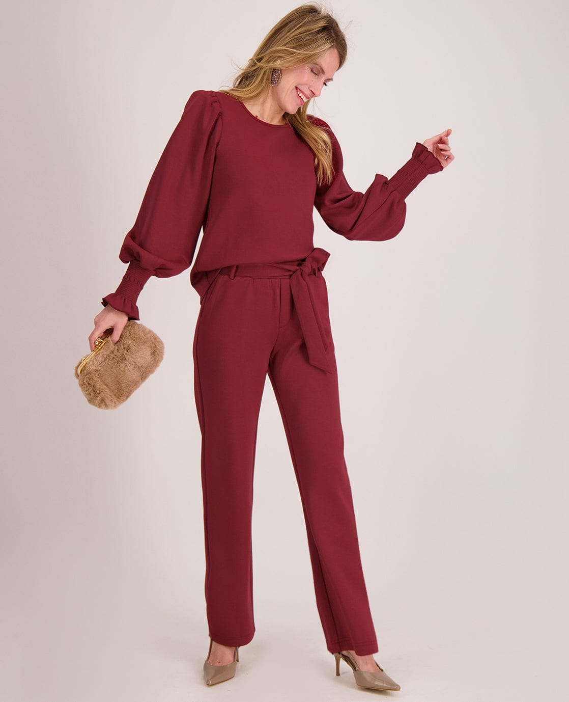 Je m'appelle Broeken Ruby Red / XS / Short Pant Mina | Ruby Red