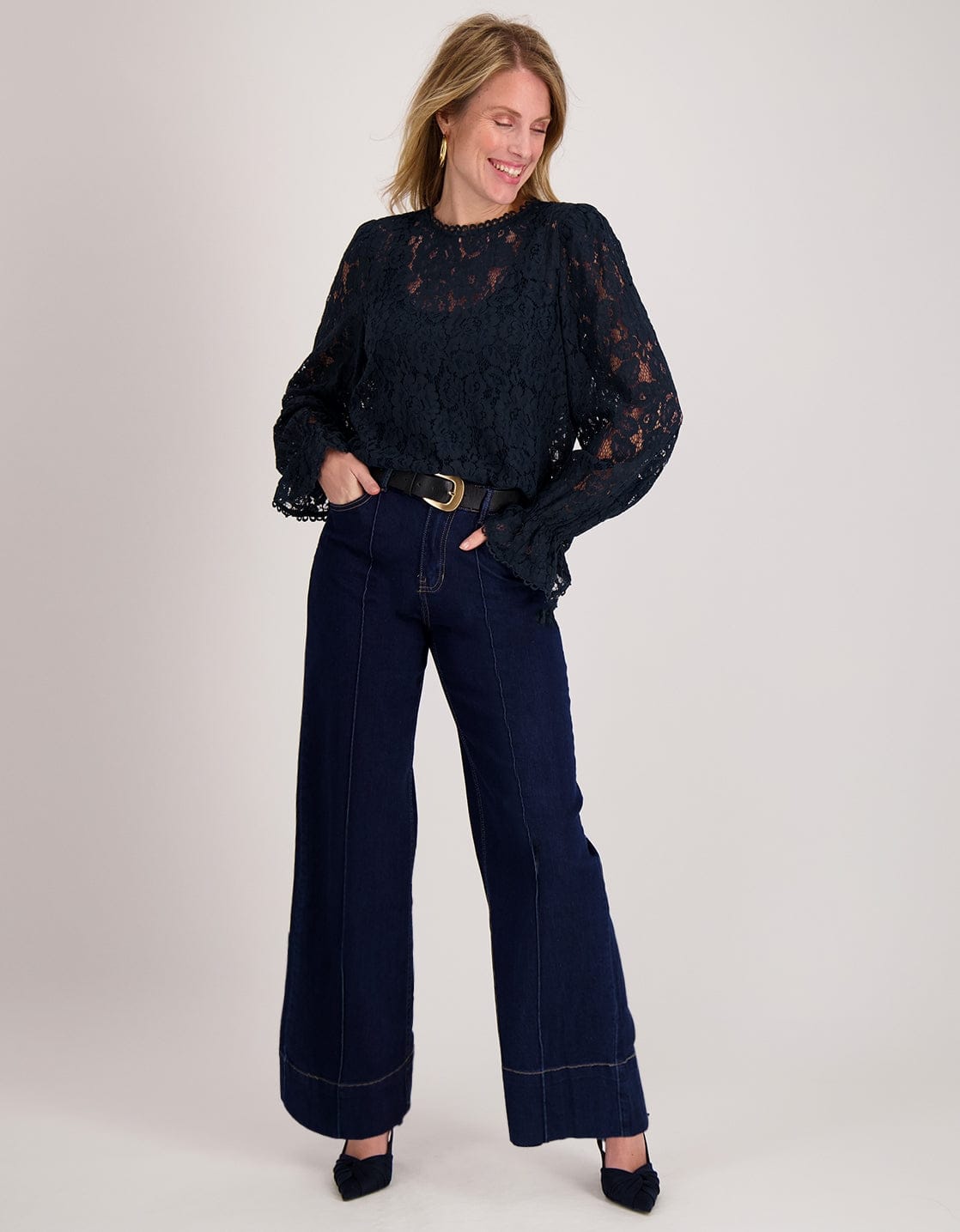 Je m'appelle Tops Top Amélie | Donkerblauw