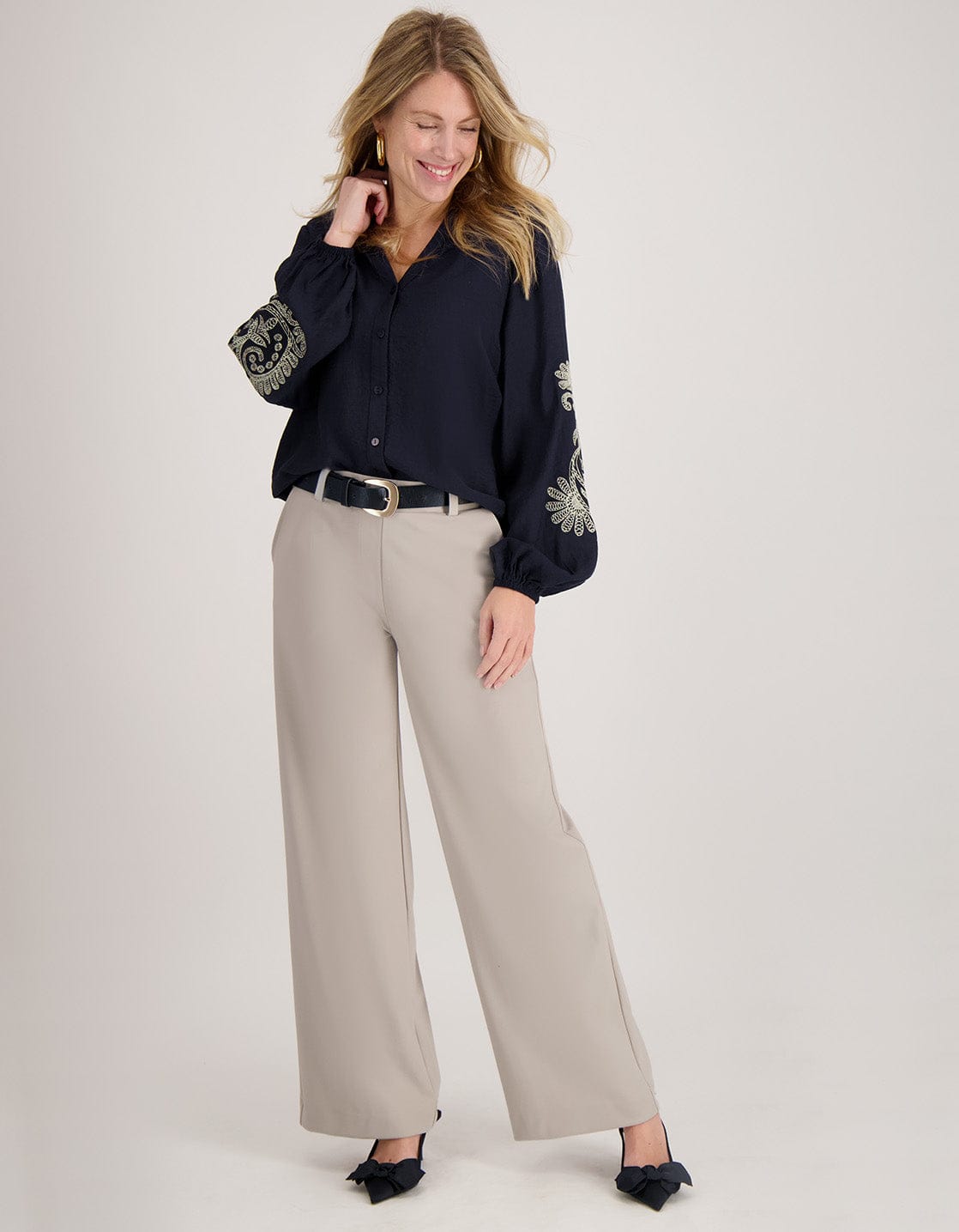 Je m'appelle Tops Blouse Bobby | Donkerblauw