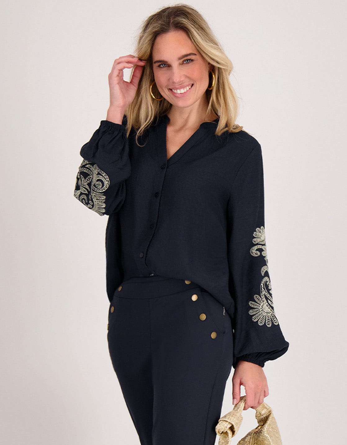 Je m'appelle Tops Donkerblauw / XS Blouse Bobby | Donkerblauw