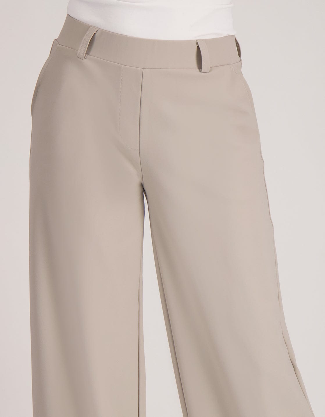 Je m'appelle Broeken Pant Straight Travel Bonded | Champagne