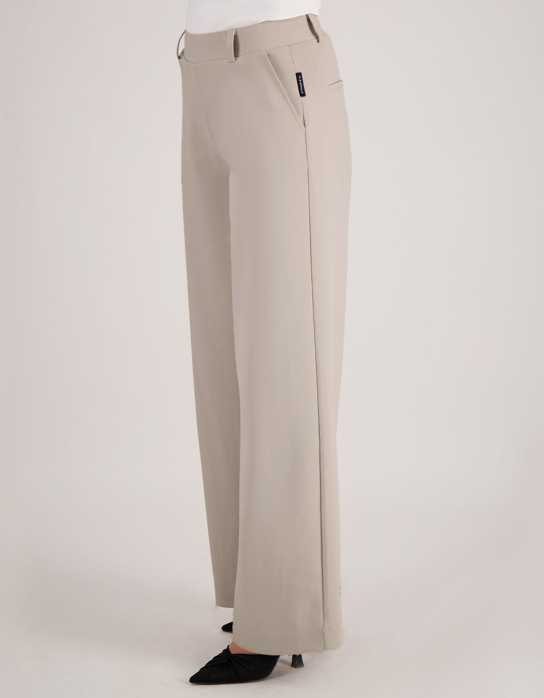 Je m'appelle Broeken Pant Straight Travel Bonded | Champagne