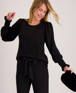 Je m'appelle Tops Zwart / XS Top Miná | Zwart