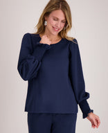 Je m'appelle Tops Top Miná | Indigo Blue