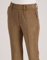 Je m'appelle Broeken Pant Flare Suedine | Caramel