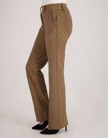 Je m'appelle Broeken Pant Flare Suedine | Caramel